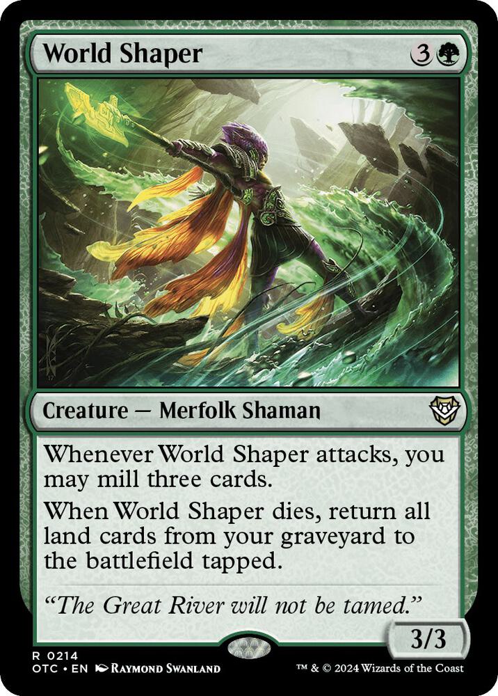 World Shaper - Commander: Outlaws of Thunder Junction (OTC) NM