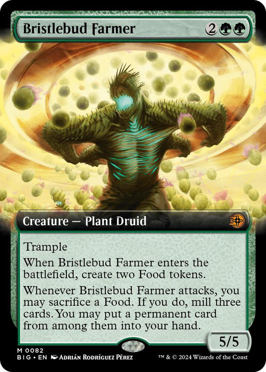 Bristlebud Farmer (Extended Art) - Outlaws of Thunder Junction: The Big Score (BIG) NM *FOIL*