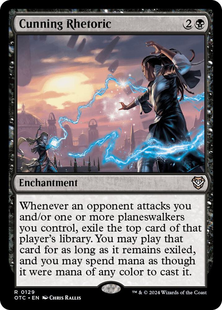 Cunning Rhetoric - Commander: Outlaws of Thunder Junction (OTC) NM
