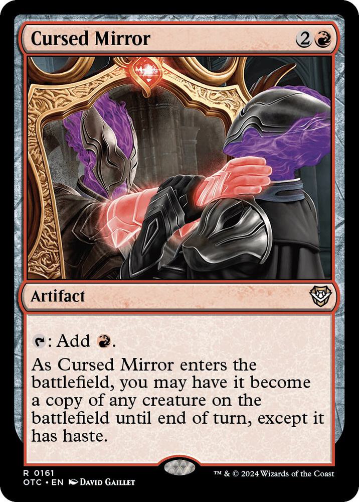 Cursed Mirror - Commander: Outlaws of Thunder Junction (OTC) NM