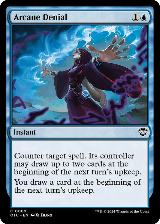 Arcane Denial - Commander: Outlaws of Thunder Junction (OTC) NM