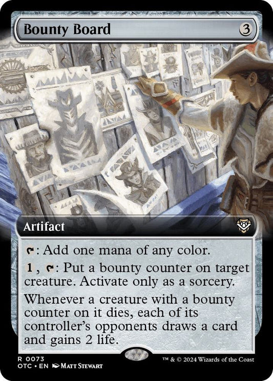 Bounty Board (Extended Art) - Commander: Outlaws of Thunder Junction (OTC) NM