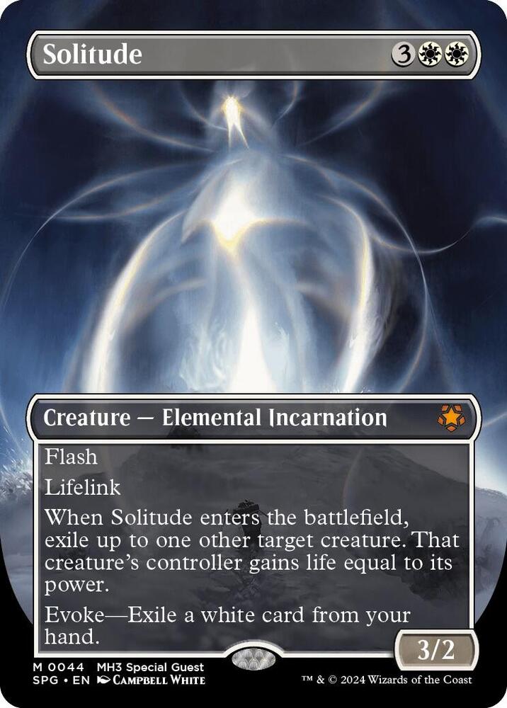 Solitude (Borderless) - Special Guests (SPG) NM *FOIL*
