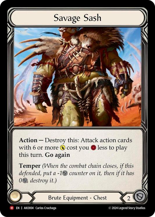 Savage Sash - Armory Deck: Kayo Rainbow Foil NM
