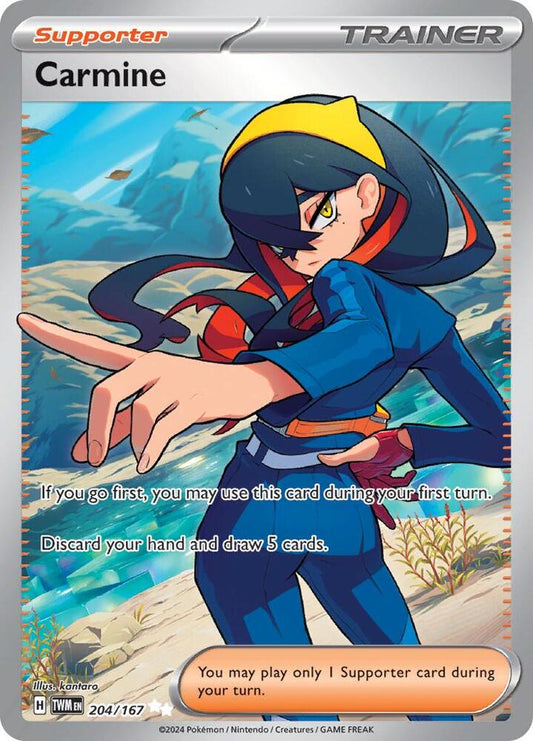 Carmine - 204/167 - SV06: Twilight Masquerade (TWM) NM *FOIL*