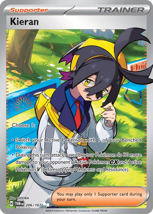 Kieran - 206/167 - SV06: Twilight Masquerade (TWM) NM *FOIL*
