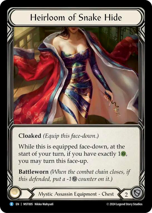 Heirloom of Snake Hide - Part the Mistveil (MST) Cold Foil NM