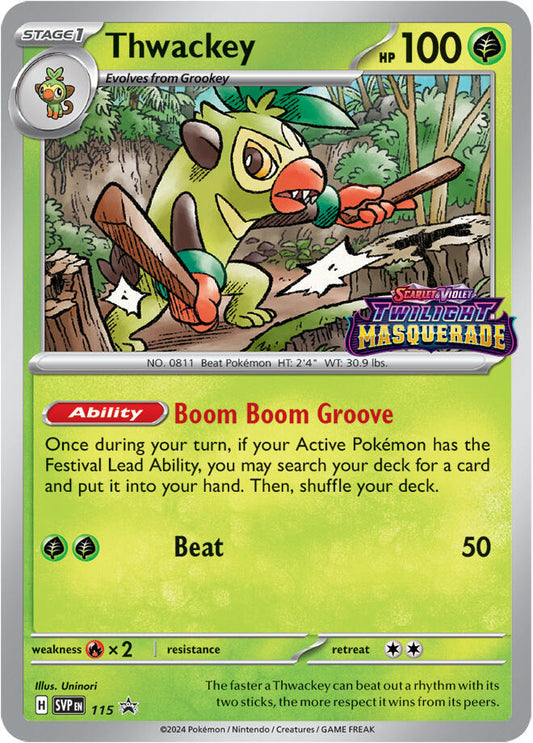 Thwackey - 115 - SV: Scarlet & Violet Promo Cards (SVP) NM