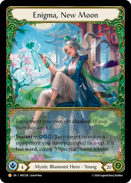 Enigma, New Moon - Part the Mistveil (MST) Rainbow Foil NM *FOIL*