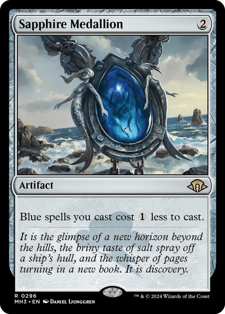 Sapphire Medallion - Modern Horizons 3 (MH3) NM