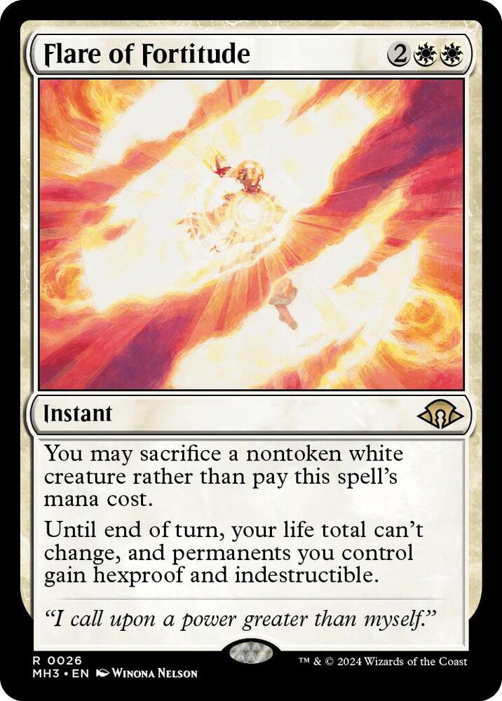 Flare of Fortitude - Modern Horizons 3 (MH3) NM