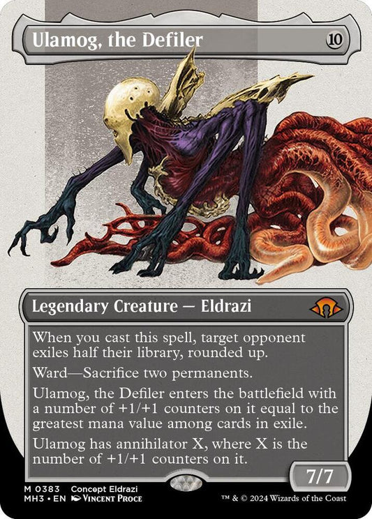 Ulamog, the Defiler (Borderless) - Modern Horizons 3 (MH3) NM