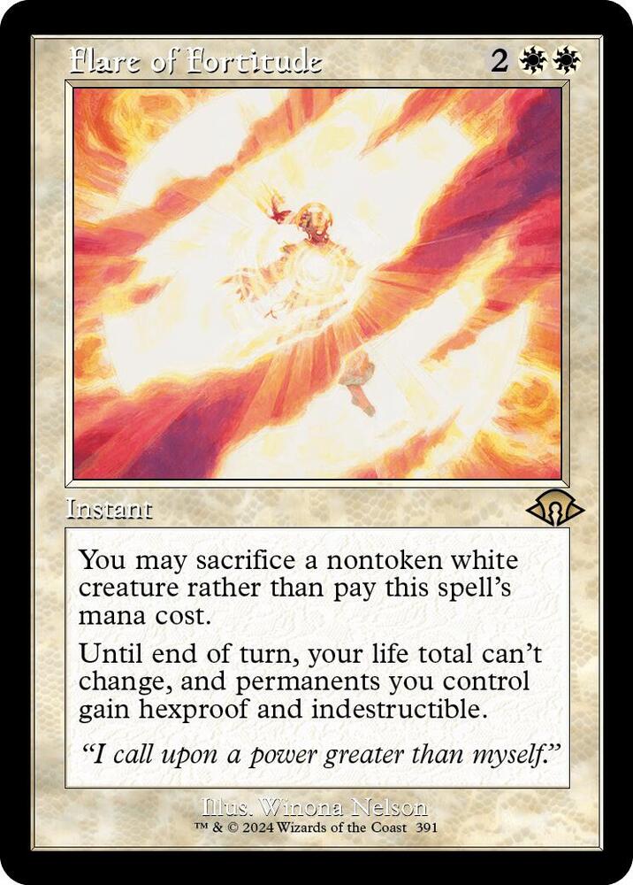 Flare of Fortitude (Retro Frame) - Modern Horizons 3 (MH3) LP