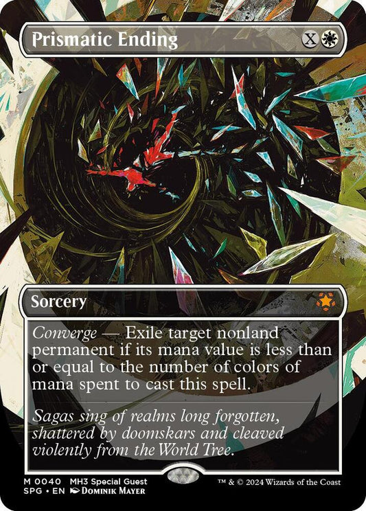 Prismatic Ending (Borderless) - Special Guests (SPG) NM