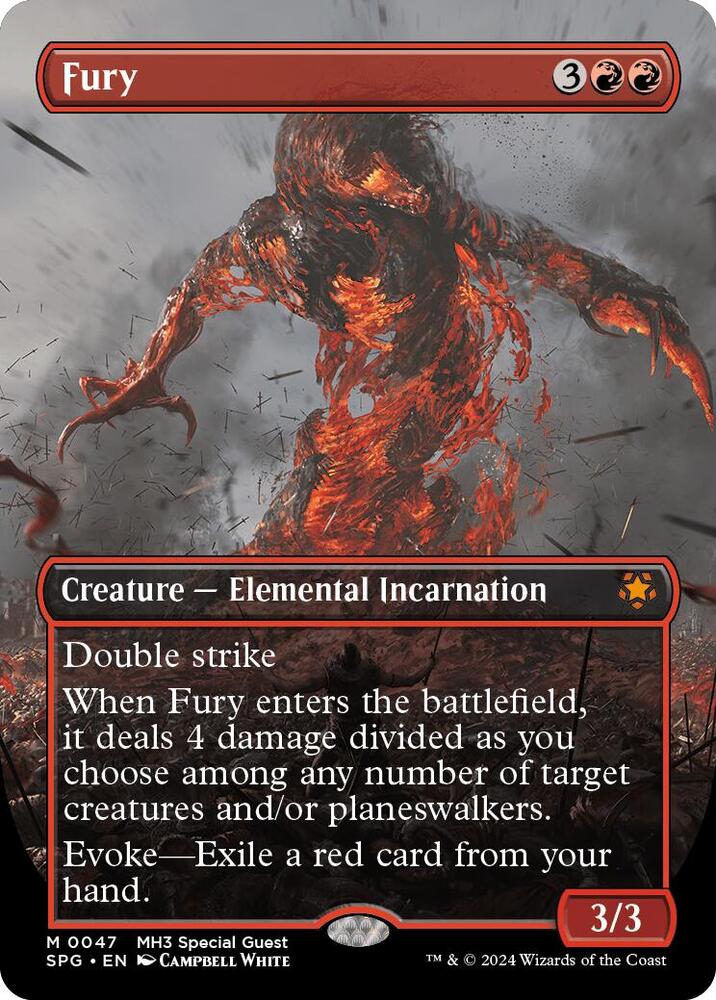 Fury (Borderless) - Special Guests (SPG) NM