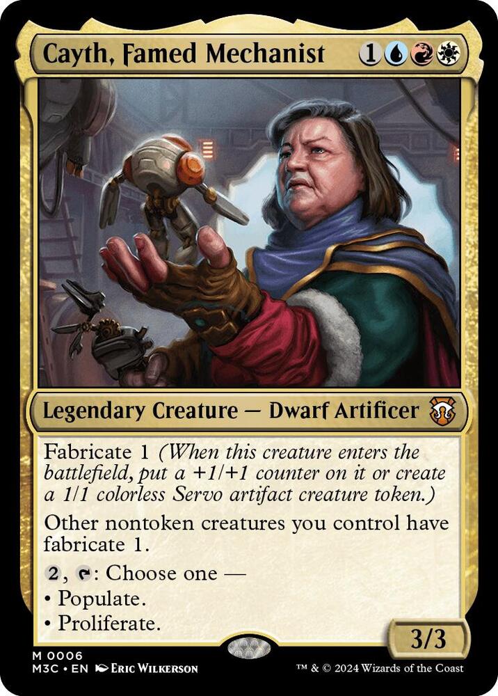 Cayth, Famed Mechanist - Commander: Modern Horizons 3 (M3C) *FOIL*
