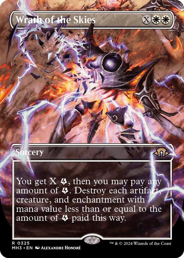 Wrath of the Skies (Borderless) - Modern Horizons 3 (MH3) NM *FOIL*