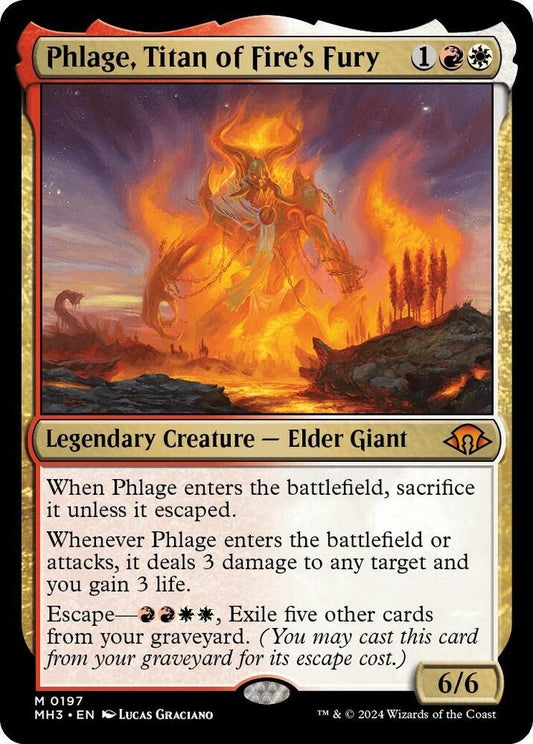 Phlage, Titan of Fire's Fury - Modern Horizons 3 (MH3) NM
