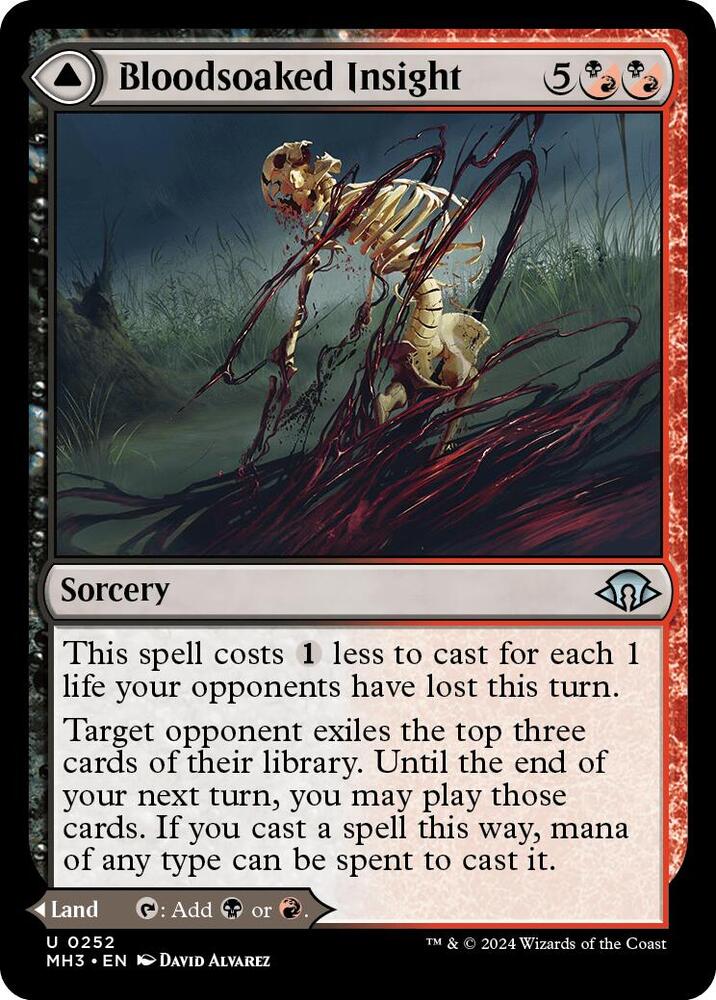 Bloodsoaked Insight - Modern Horizons 3 (MH3) NM *FOIL*