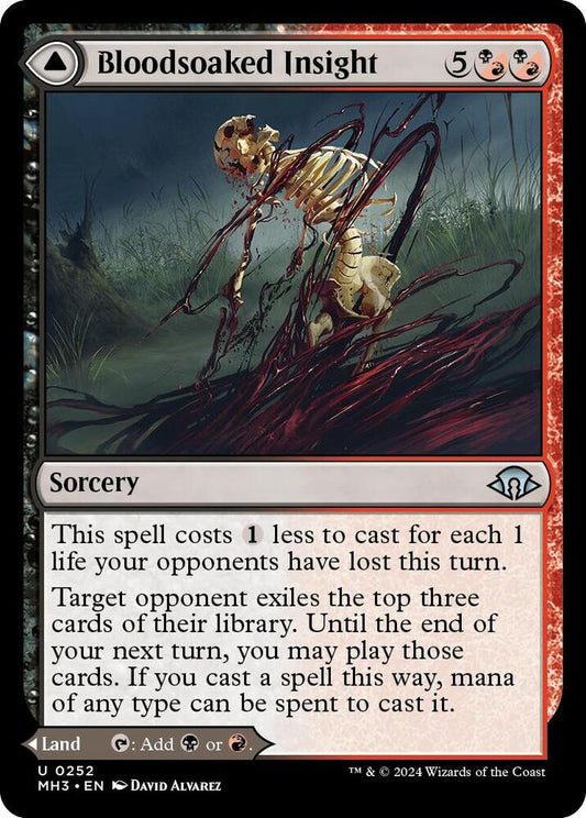 Bloodsoaked Insight - Modern Horizons 3 (MH3) NM *FOIL*
