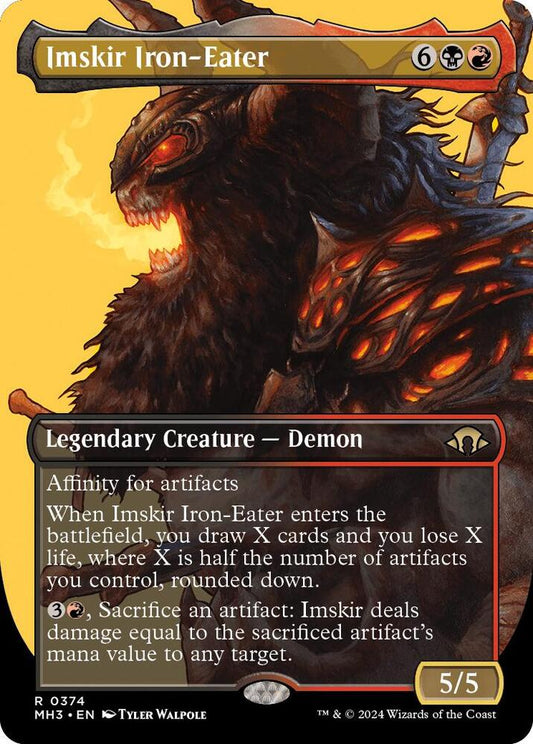 Imskir Iron-Eater (Borderless) - Modern Horizons 3 (MH3) NM