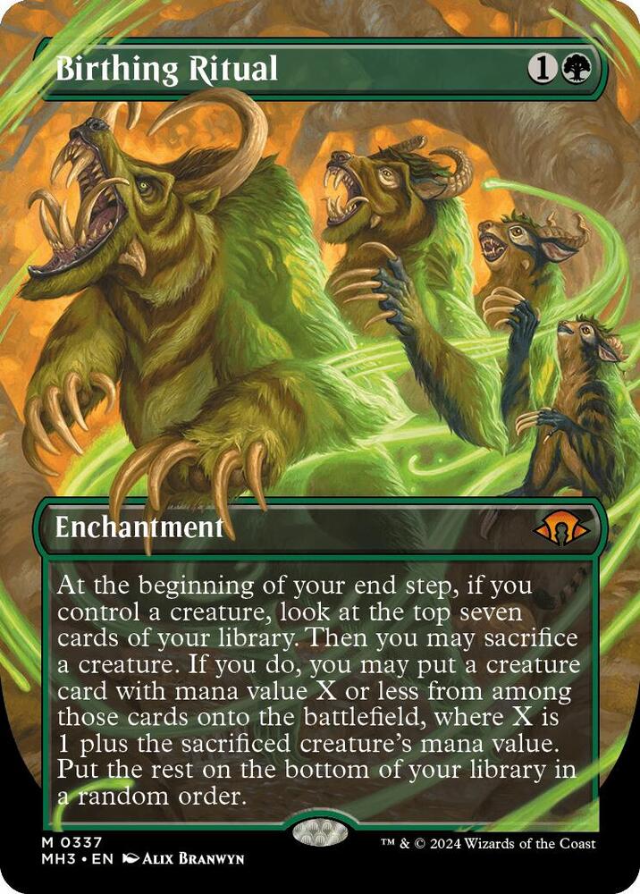 Birthing Ritual (Borderless) - Modern Horizons 3 (MH3) *FOIL*