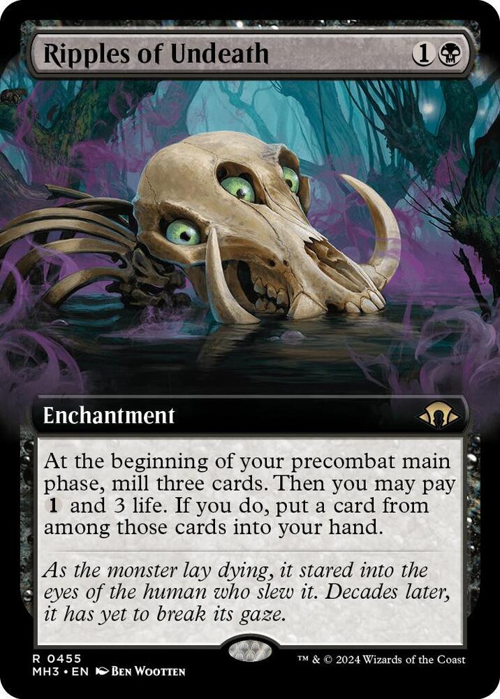 Ripples of Undeath (Extended Art) - Modern Horizons 3 (MH3) NM *FOIL*