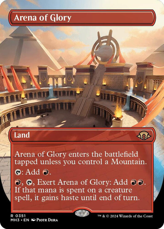 Arena of Glory (Borderless) - Modern Horizons 3 (MH3) NM *FOIL*