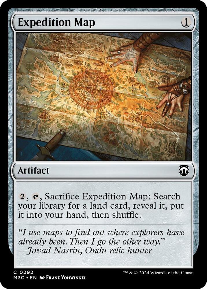 Expedition Map (Ripple Foil) - Commander: Modern Horizons 3 (M3C) NM *FOIL*