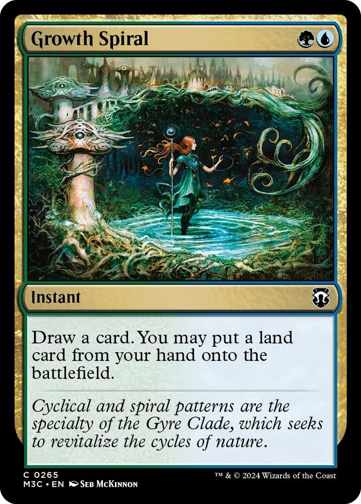 Growth Spiral (Ripple Foil) - Commander: Modern Horizons 3 (M3C) NM *FOIL*