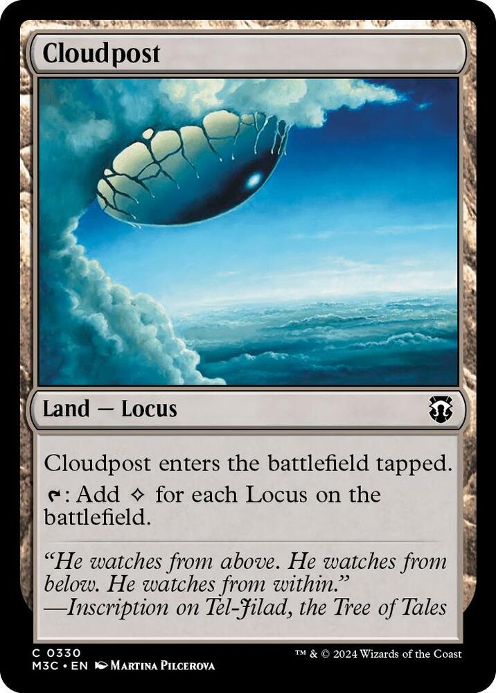 Cloudpost (Ripple Foil) - Commander: Modern Horizons 3 (M3C) NM *FOIL*