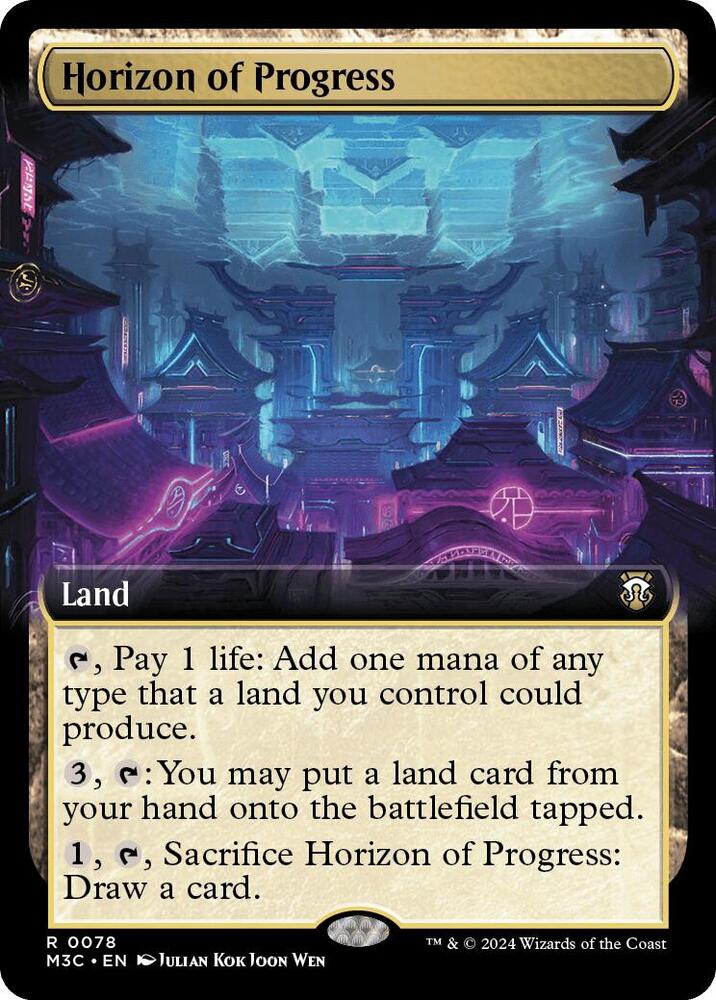 Horizon of Progress (Extended Art) (Ripple Foil) - Commander: Modern Horizons 3 (M3C)