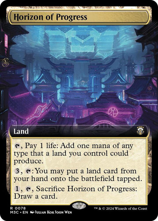Horizon of Progress (Extended Art) (Ripple Foil) - Commander: Modern Horizons 3 (M3C)