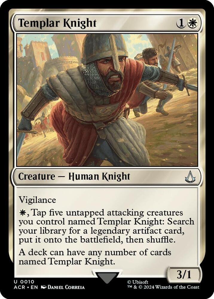 Templar Knight - Universes Beyond: Assassin's Creed (ACR) Universes Beyond: Assassin's Creed