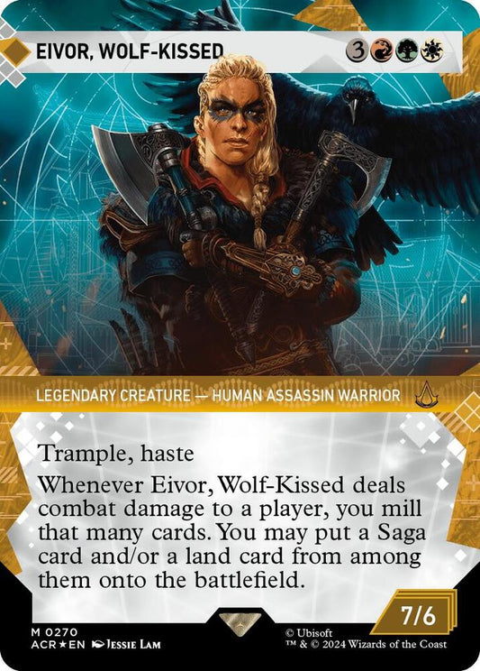 Eivor, Wolf-Kissed (Showcase) (Textured Foil) - Universes Beyond: Assassin's Creed (ACR) NM *FOIL*