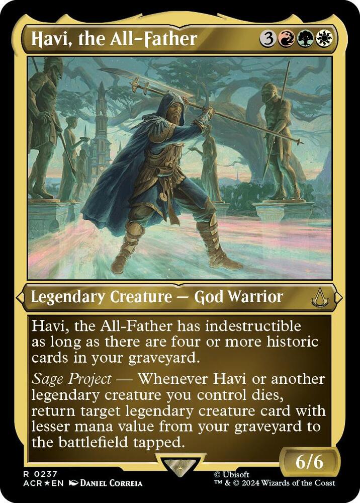 Havi, the All-Father (Foil Etched) - Universes Beyond: Assassin's Creed (ACR) NM *FOIL*