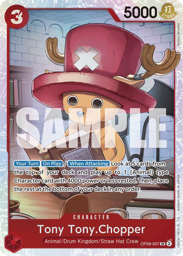 Tony Tony.Chopper (007) - Two Legends (OP08) NM *FOIL*