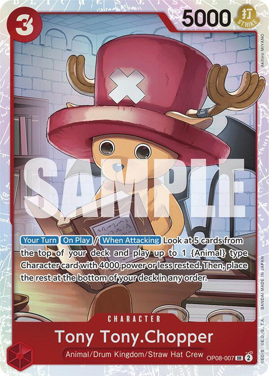 Tony Tony.Chopper (007) - Two Legends (OP08) NM *FOIL*