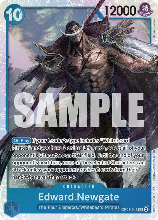 Edward.Newgate - Two Legends (OP08) NM *FOIL*