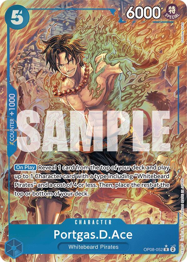 Portgas.D.Ace (Parallel) - Two Legends (OP08) NM *FOIL*