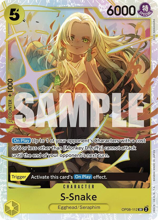S-Snake - Two Legends (OP08) NM *FOIL*