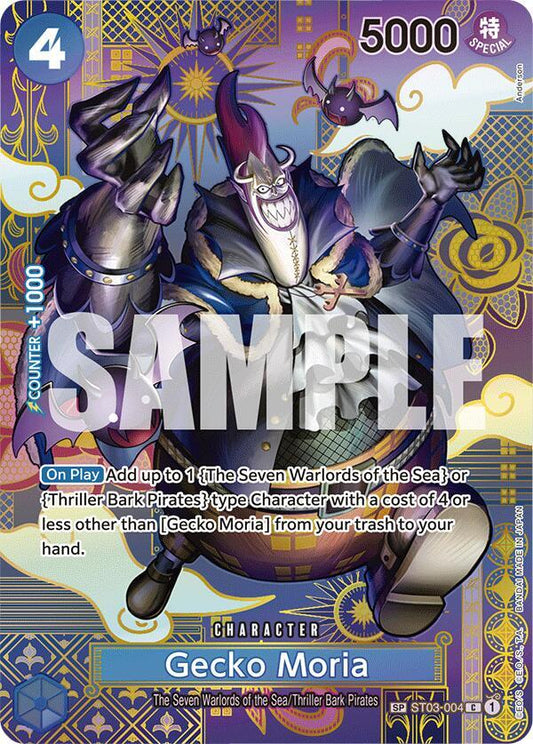 Gecko Moria (SP) - Two Legends (OP08) NM *FOIL*