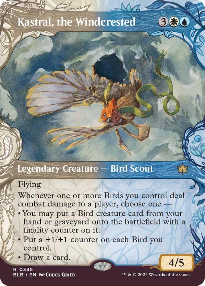 Kastral, the Windcrested (Showcase) - Bloomburrow (BLB) NM *FOIL*