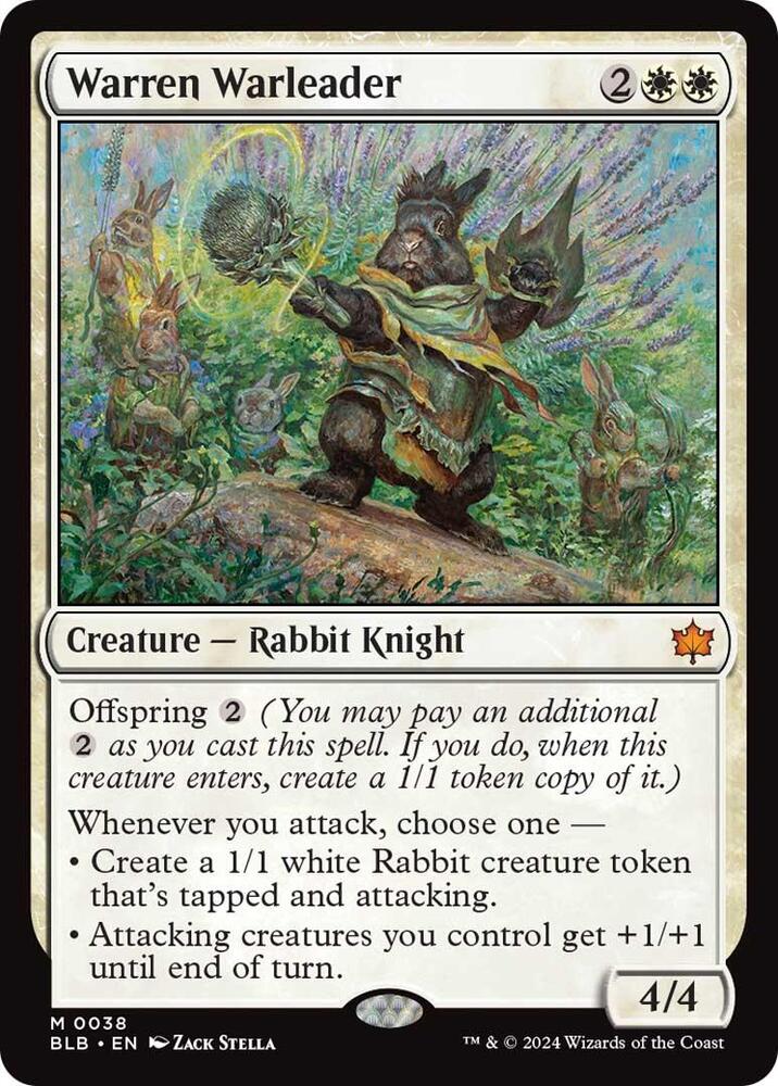 Warren Warleader - Bloomburrow (BLB) NM *FOIL*