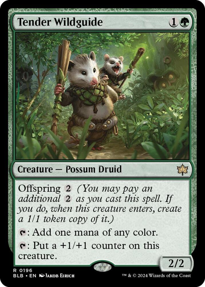 Tender Wildguide - Bloomburrow (BLB) NM *FOIL*