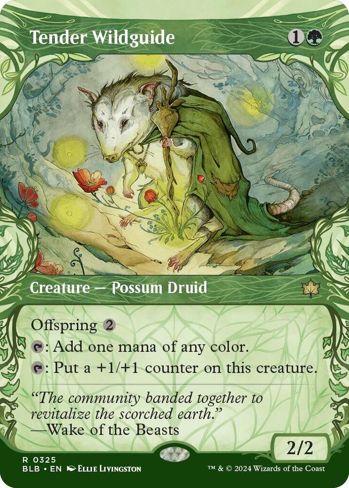 Tender Wildguide (Showcase) - Bloomburrow (BLB) NM