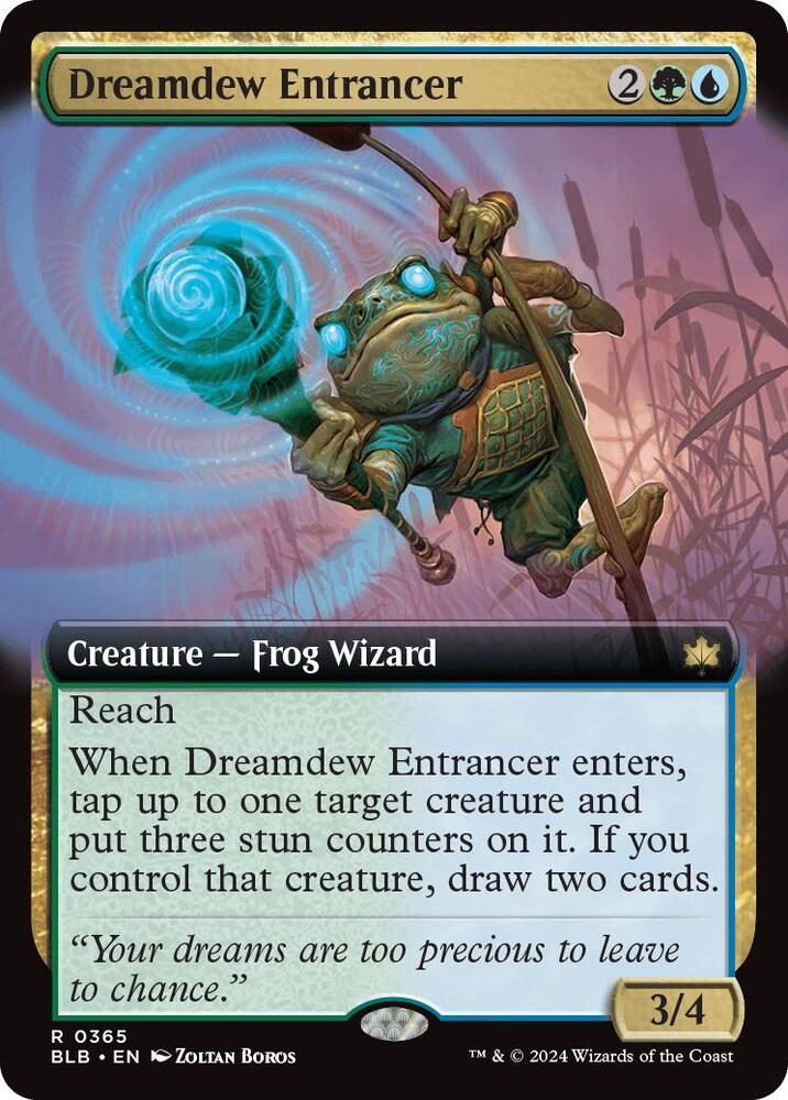 Dreamdew Entrancer (Extended Art) - Bloomburrow (BLB) NM