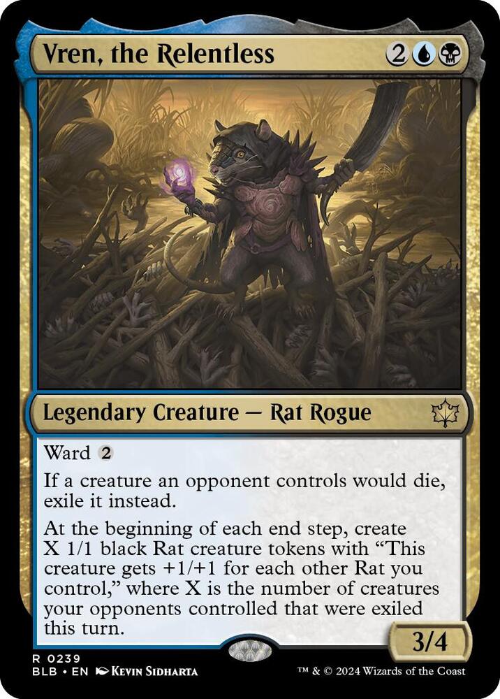 Vren, the Relentless - Bloomburrow (BLB) NM