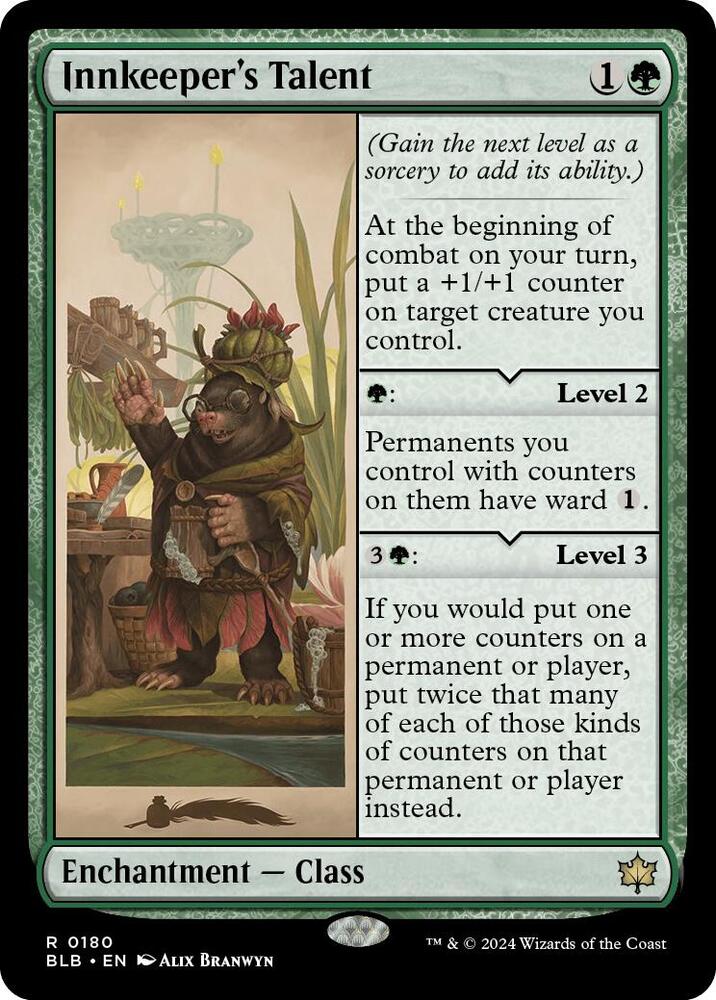 Innkeeper's Talent - Bloomburrow (BLB) NM *FOIL*