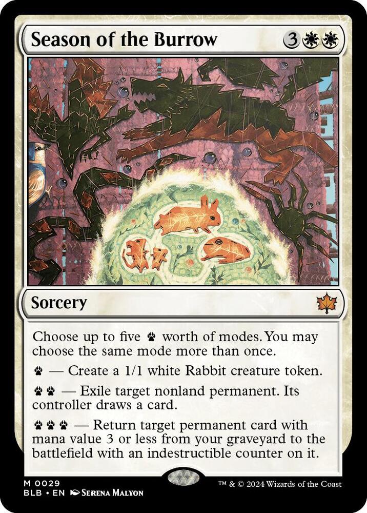 Season of the Burrow - Bloomburrow (BLB) NM